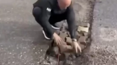 İzmir’de belediyecilik çöktü: Çukuru vatandaş kapattı