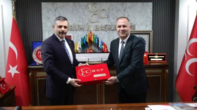 Bakan Çiftçi, Milliyetçi Hareket Partisi Çorum İl Başkanlığı’nı ziyaret etti