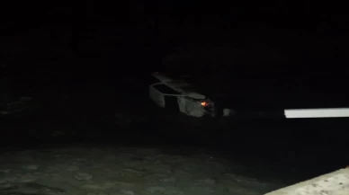 Adıyaman'da feci kaza! Kamyonet şarampole yuvarlandı