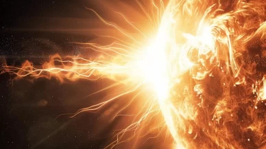 Güneşte art arda dört dev patlama