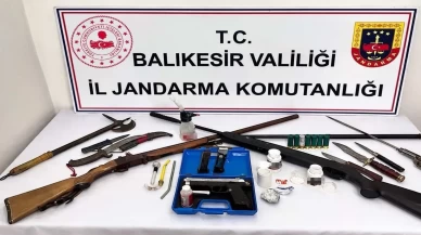 255 personel sahaya indi! Balıkesir'de 52 adrese baskın yapıldı