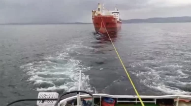 Çanakkale Boğazı’nda gemi arızası!