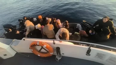 Çanakkale açıklarında göçmen operasyonu