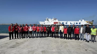 Türkiye'nin Gazze için gönderdiği 21. iyilik gemisi Mısır’a ulaştı