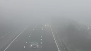 Bolu Dağı'nda sis alarmı! Görüş mesafesi 40 metreye düştü
