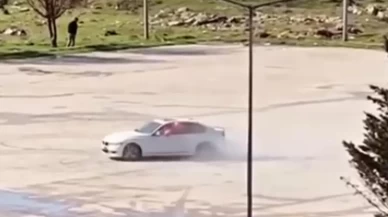 Plakayı kapattı, drift Attı: Ehliyetine el konuldu, 63 bin liralık ceza yazıldı!