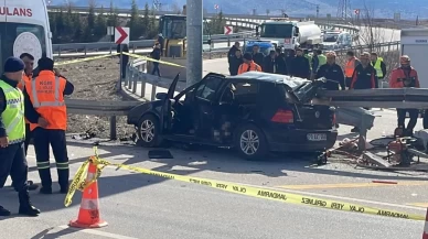 Karaman-Konya karayolunda feci kaza: Çift yaşamını yitirdi, küçük kız hastanede!