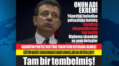 Sorunlu yatay geçişi nedeniyle diploması iptal edilen Ekrem İmamoğlu'nun, öğrencilik hayatının da tembellikle geçtiği ortaya çıktı. İşte sınav sonuçları!