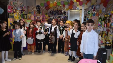 Gaziantep'te anasınıfı öğrencilerinden 'Hoş Geldin Ramazan' etkinliği