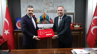 Bakan Çiftçi, Milliyetçi Hareket Partisi Çorum İl Başkanlığı’nı ziyaret etti