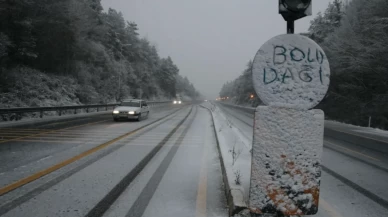 Bolu Dağı'nda kar mesaisi başladı