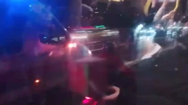 Motokuryeyi uçmaktan kurtaran o anlar kamerada