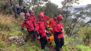 Fethiye’de kayalıklara düşen genç için seferberlik: Ekipler zamanla yarıştı