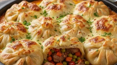 Beşamel soslu Bohça Kebabı tarifi