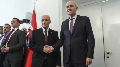 TBMM Başkanı Numan Kurtulmuş'tan MHP Lideri Devlet Bahçeli'ye ziyaret