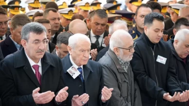 Türkiye şehitlerini uğurluyor! MHP Lideri Devlet Bahçeli cenaze törenine katıldı