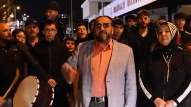Kayseri'de mahalle sakinlerinin 'Kabe'de Hacılar' performansı ilgi gördü