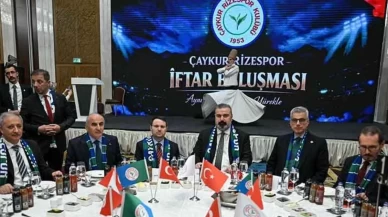 Bakanlar Gürlek ve Memişoğlu Rizespor’un iftar programında buluştu