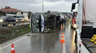 Büyükçekmece'de servis faciası: 1 ölü, 9 yaralı