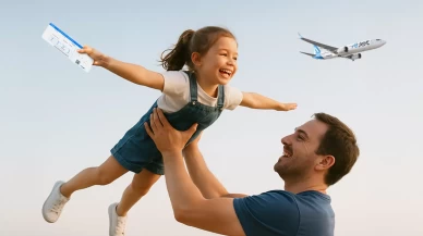 AJet’ten ailelere müjde: Çocuklu uçuşlarda %30’a varan indirim başladı!