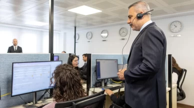 Bakan Fidan'dan Konsolosluk Çağrı Merkezi’ne ziyaret