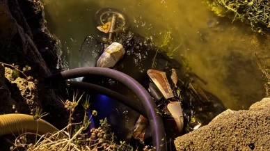 Mersin’de elektrikli bisiklet su kanalına uçtu: 1 ölü