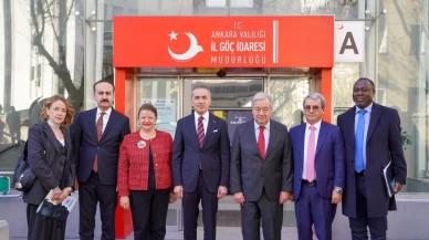 BM Genel Sekreteri Guterres Ankara İl Göç İdaresi Müdürlüğünü ziyaret etti