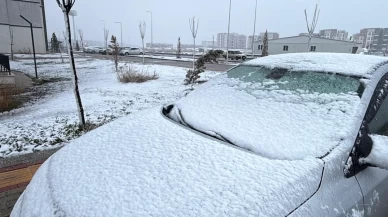 Bağlar’ın yüksek kesimlerine kar düştü