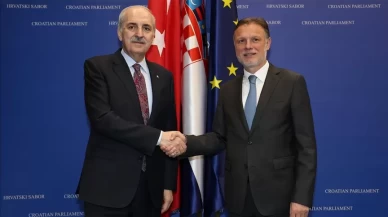 TBMM Başkanı Kurtulmuş, Hırvatistanlı mevkidaşı ile görüştü