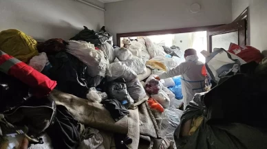 Bursa’da çöp evi temizlendi