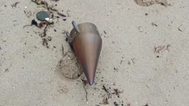 Çatalca sahilinde hareketli dakikalar! Kıyıya füze başlığı vurdu