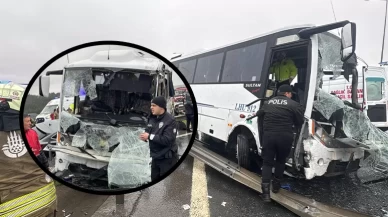 Başakşehir'de polis servisi ve otomobil çarpıştı: 1 polis memuru şehit oldu, 16 yaralı