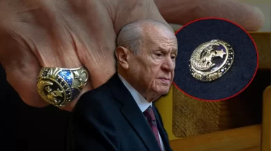 Bilge Lider Devlet Bahçeli'nin yüzük ve rozetindeki dikkat çeken sır