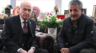 MHP Lideri Bahçeli, Gani Rüzgar Şavata'yı Genel Merkez'de kabul etti