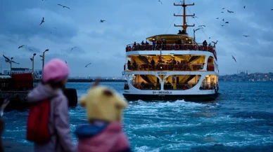 İstanbul'da hava muhalefeti nedeniyle vapur seferleri iptal edildi!
