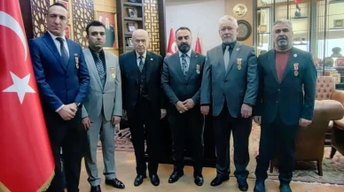 3713 TMK Kahramanları Derneği, MHP Lideri Bahçeli’yi ziyaret etti: Terörsüz Türkiye süreci görüşüldü