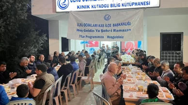 Ülkü Ocakları ev sahipliğinde Kaş’ta anlamlı iftar