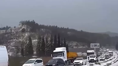 Yatağan-Milas kara yolunda dolu felaketi! Sürücüler zor anlar yaşadı!