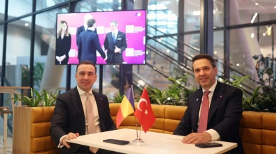 Enerji ve Tabii Kaynaklar Bakanı Bayraktar, Romanyalı mevkidaşı Ivan ile bir araya geldi