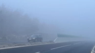 Bolu Dağı geçişinde sis etkili oluyor