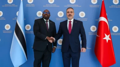 Bakan Fidan, Botsvanalı mevkidaşı ile Ankara'da bir araya geldi