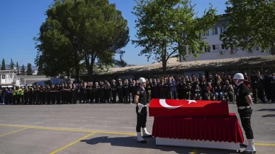 Polis memuru Serkan Hızlı için tören düzenlendi