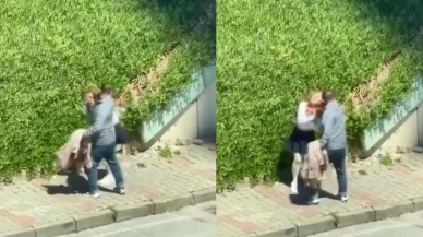 Maltepe’de sokak ortasında kadına yumruklu dehşet! Yardım etmek isteyenlere de saldırdı