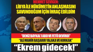 CHP'li Mehmet Sevigen; Ali Mahir Başarır'ı bombaladı, Deniz Baykal dönemiyle ilgili ilk kez duyacağınız bilgiler verdi, "Kemal Bey, Ekrem'i gönderecek" dedi!