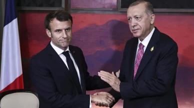 Cumhurbaşkanı Erdoğan Macron'la görüştü: 'Ateşkes sabote edilmemeli'