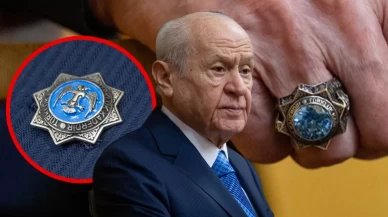 MHP Lideri Devlet Bahçeli'den dikkat çeken yüzük ve rozet: 'Türklük kaderdir'
