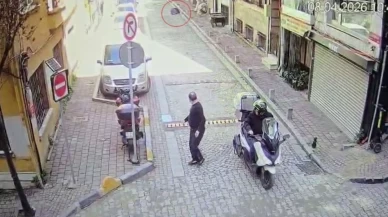 Kendini ateşe verip balkondan düştü, o anlar kamerada
