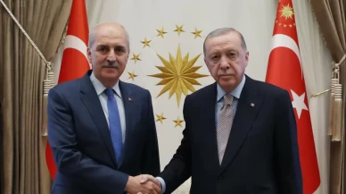 Cumhurbaşkanı Erdoğan, TBMM Başkanı Kurtulmuş ile görüştü