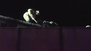 Küçükçekmece’de gece yarısı yangın paniği