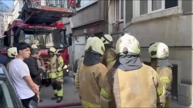Bodrum katta yapılan kaynak yangın çıkardı!